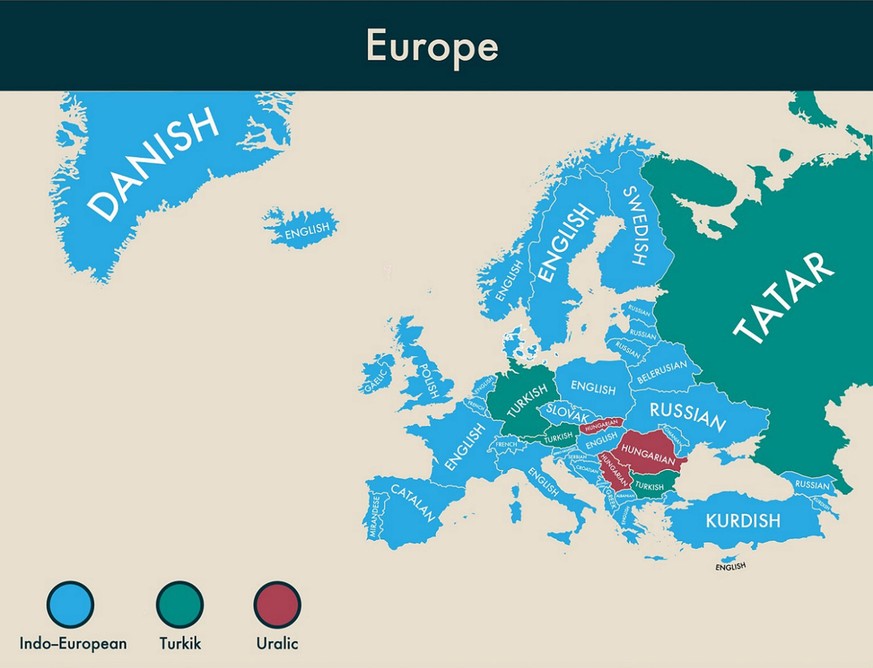 So spricht Europa, wenn man in jedem Land die Landessprache weglässt.