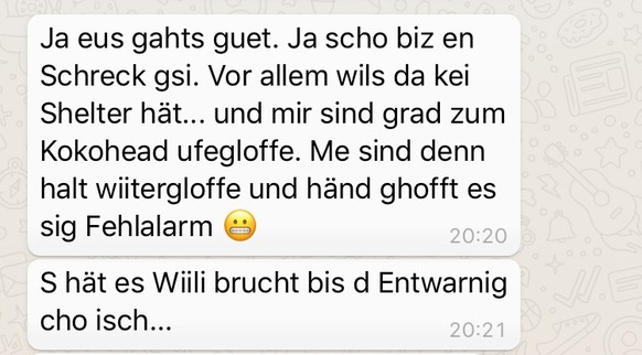 Fehlalarm im Paradies: So lacht das Internet Ã¼ber den grÃ¶ssten Push-Fail der Geschichte
Meine Eltern wanderten einfach weiter. Typisch Schweizer ð