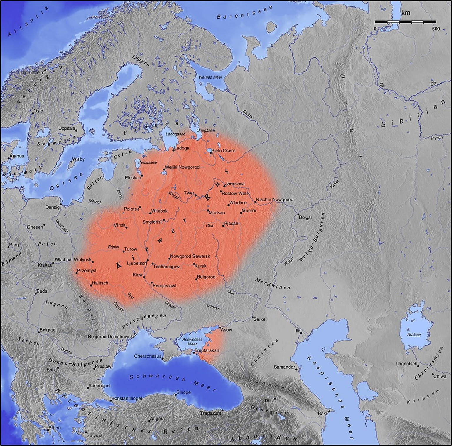 Kiewer Rus um das Jahr 1000
https://commons.wikimedia.org/w/index.php?curid=551850