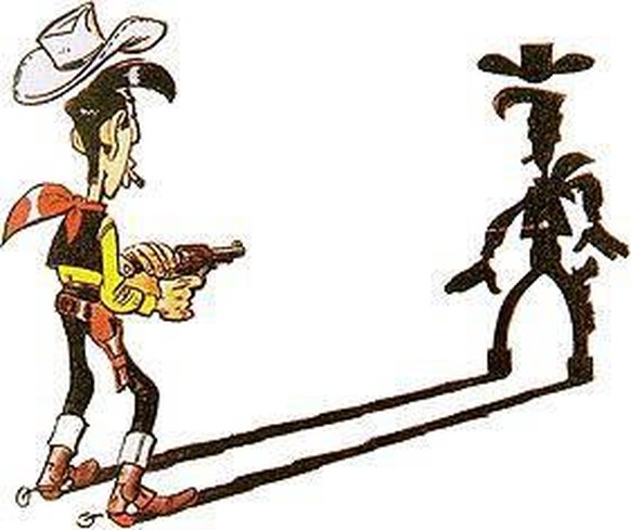 Alles hat seine Schattenseiten – auf diesen 26 Bildern ist das sogar recht nice\nBei Schatten kommt mir immer Lucky Luke in den Sinn