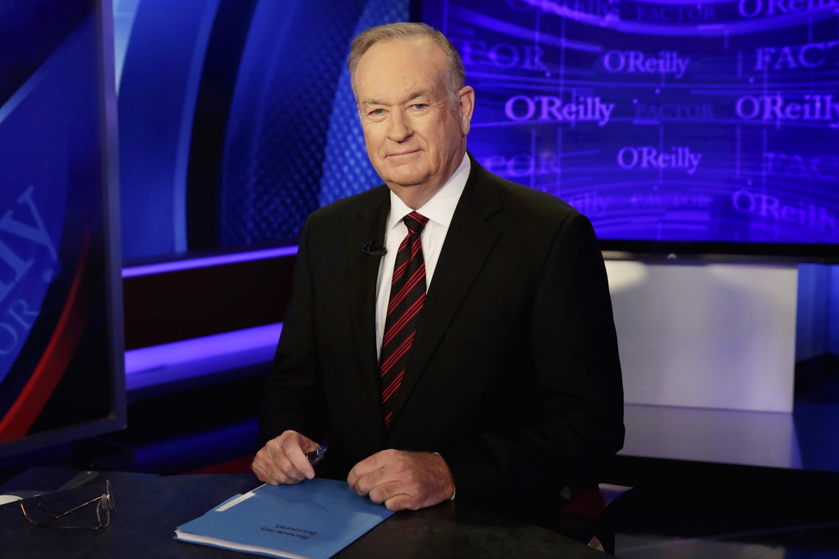 FILE - In this Oct. 1, 2015 file photo, host Bill O'Reilly of "The O'Reilly Factor" on the Fox News Channel, poses for photos in the set in New York. More advertisers have joined t ...