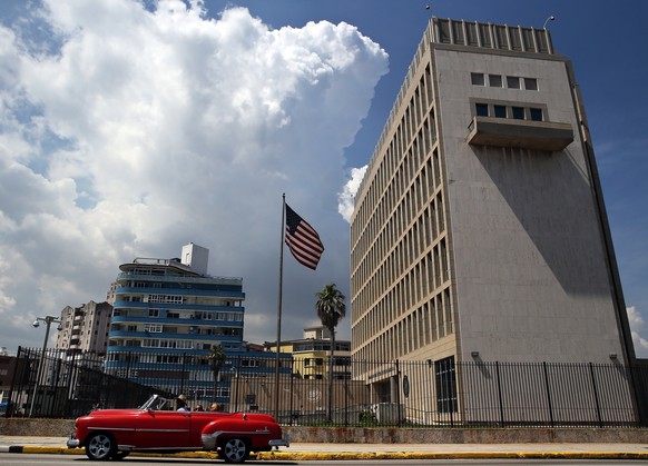 Die US-Botschaft in Havanna.