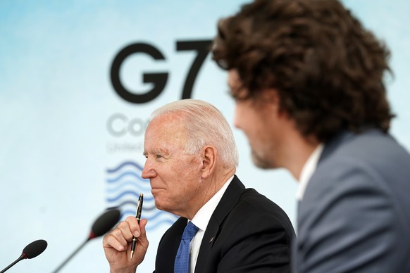 Joe Biden und die USA erwarteten vom G7-Gipfel auch einen wichtigen Impuls zur Erholung der von der Pandemie gebeutelten Weltwirtschaft.