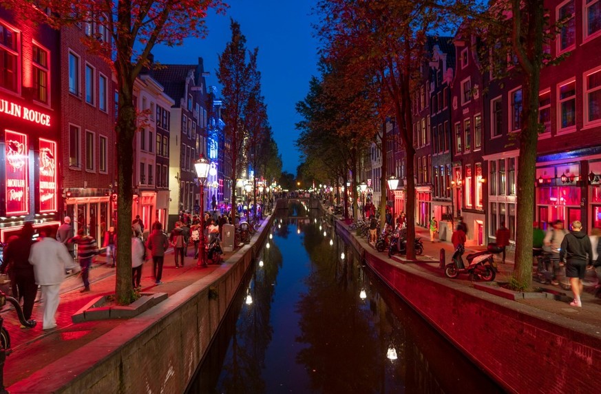 Amsterdam red light district