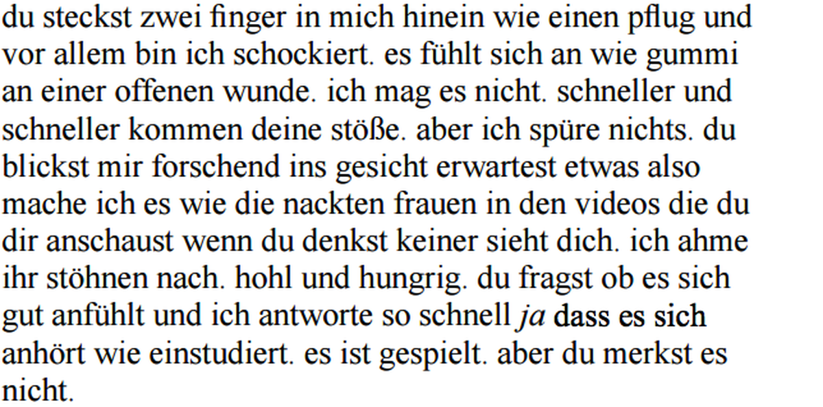Aus «Milch &amp; Honig», S. 38.&nbsp;