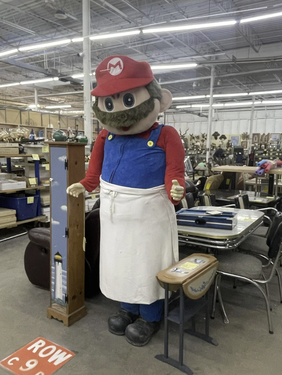 Lustige Fälschungen: Creepy Mario