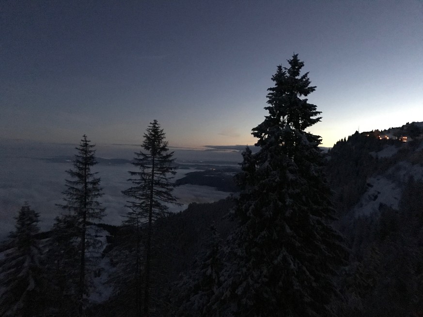 Die Rigi. Abend- und Nachtaufnahmen mit dem iPhone