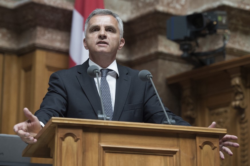 Didier Burkhalter hat dieses Jahr weit weniger Publicity als 2014.