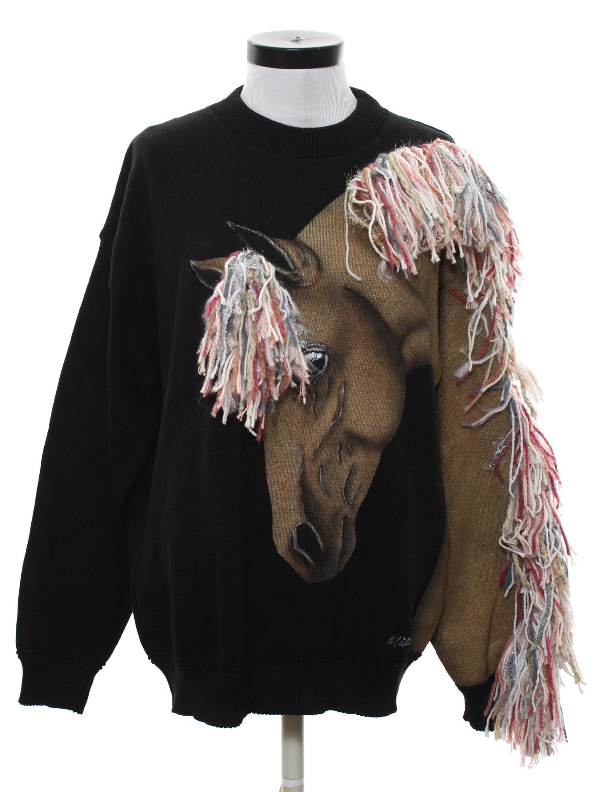 Hässlicher Pferde-Pullover