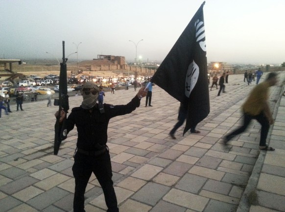 IS-Kämpfer in Mosul (Archiv).