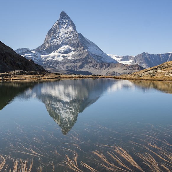 Das Quellwasser fliesst durchs Matterhorn.