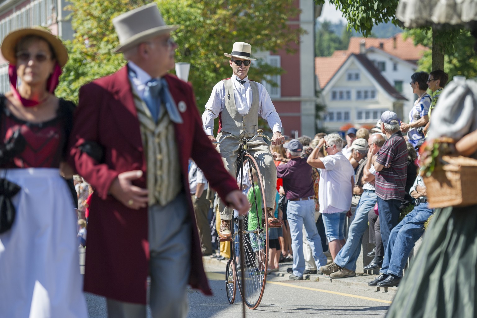 Sehnsucht nach ländlicher Idylle – in Heiden AR findet sie Audruck im «Biedermeierfest».