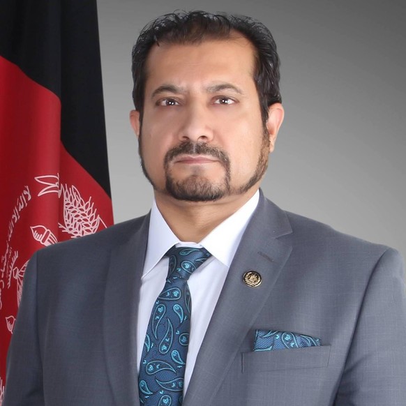 sayed sadaat. ehemaliger afghanischer kommunikationsminister