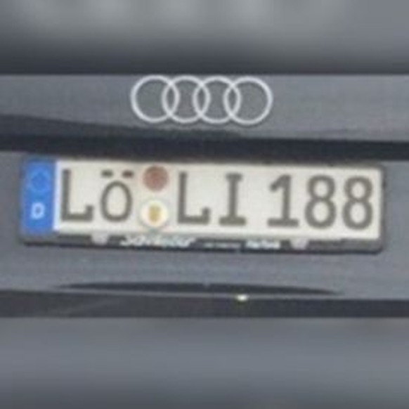 Lustige Autokennzeichen