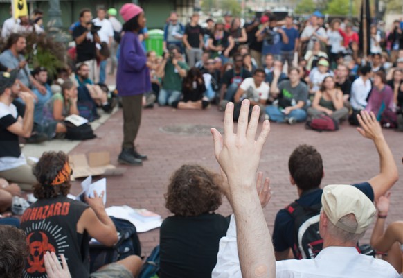 Die Protestbewegung Occupy experimentiert mit neuen Demokratieformen.&nbsp;