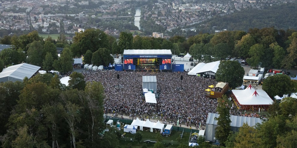 1500 Helferinnen und Helfer arbeiten beim Gurtenfestival mit.