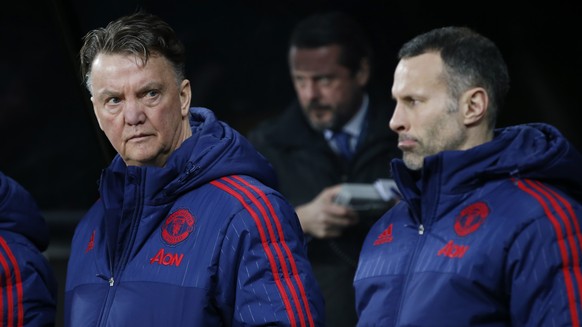 Rückt der Assist auf? Van Gaal und ManU-Legende Giggs.