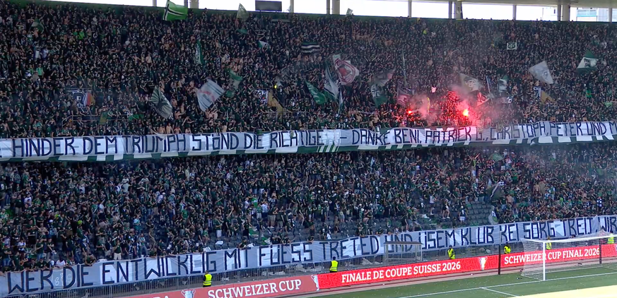 Die Fans stehen klar hinter Matthias Hüppi und Co.