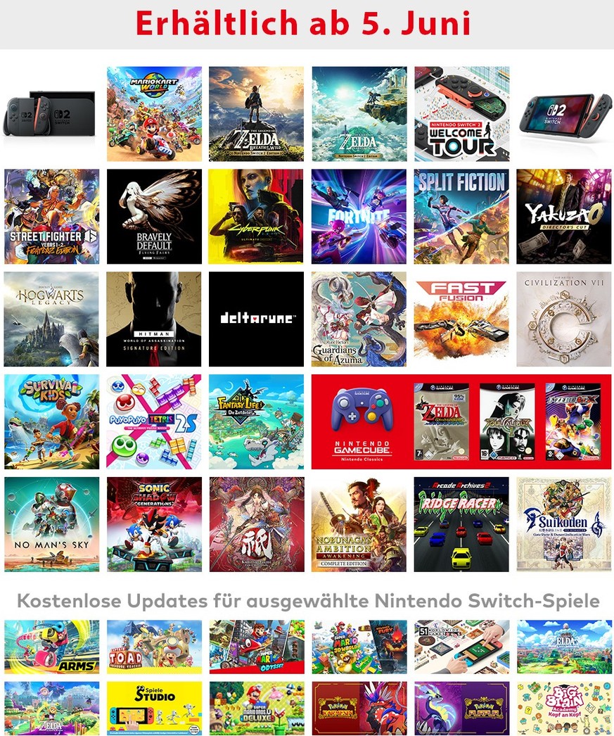 Auch GameCube-Spiele finden über das Online-Abo den Weg auf die Switch 2.