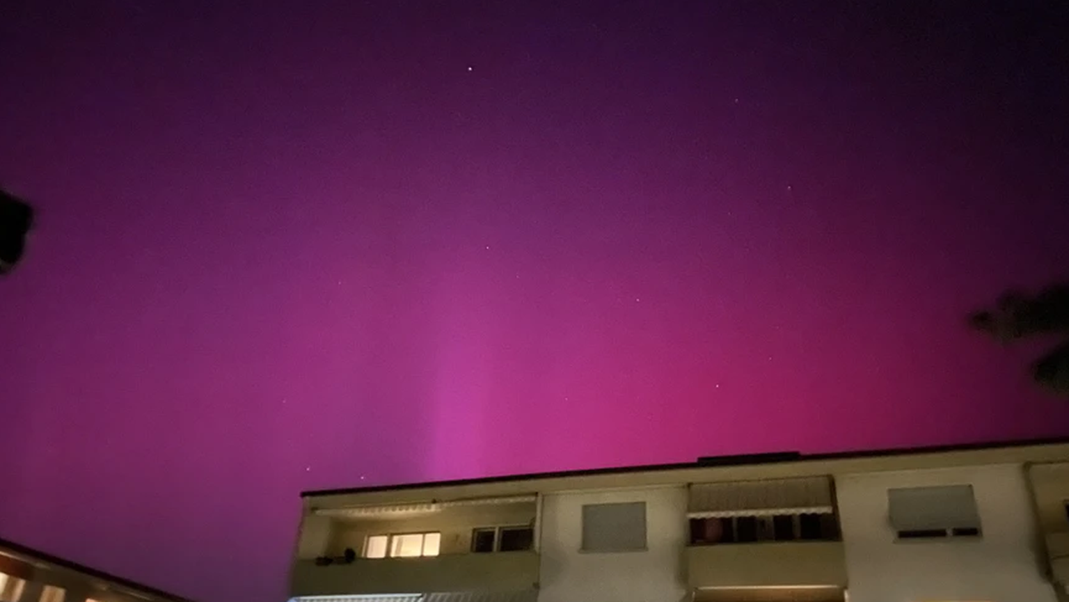 Polarlichter im Untersiggenthal.