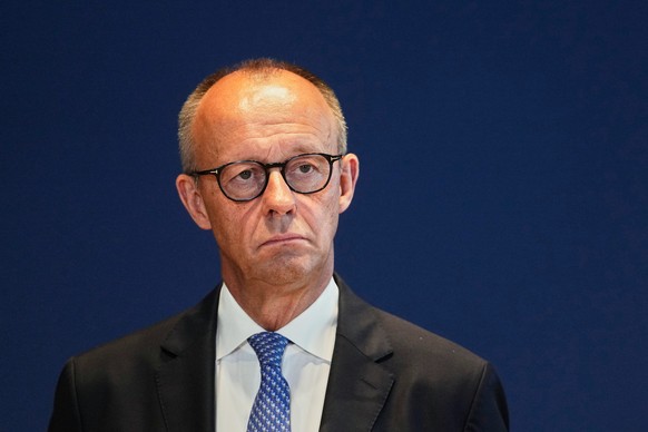 German Chancellor Friedrich Merz attends the appointment and dismissal of members of the Federal Government in Berlin, Wednesday, July 29, 2026. (AP Photo/Markus Schreiber)
Friedrich Merz