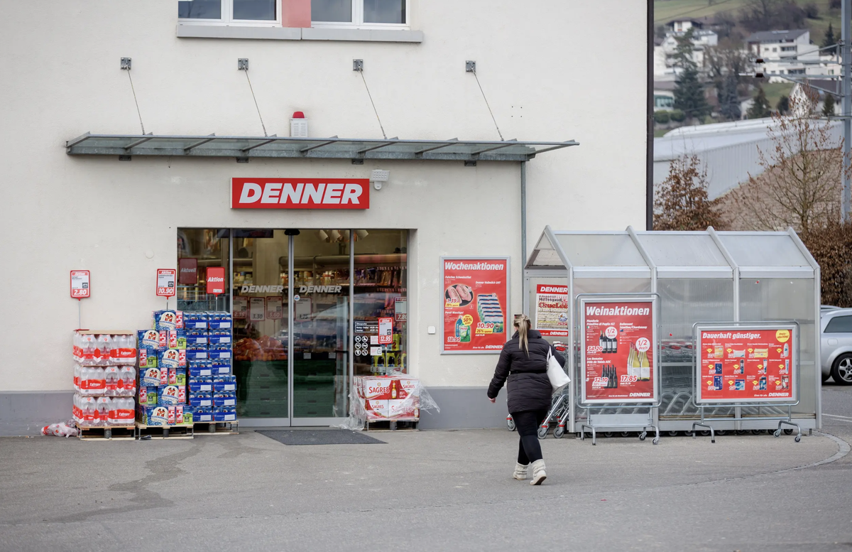 La succursale Denner à Doettingen (Döttingen).