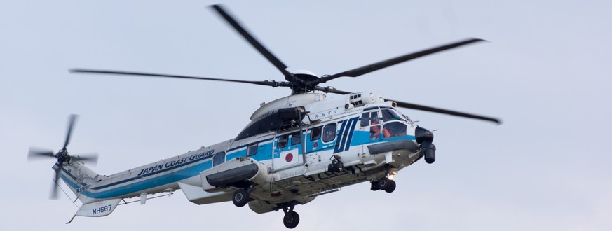 Ein Eurocopter EC 225 der japanischen Küstenwache.