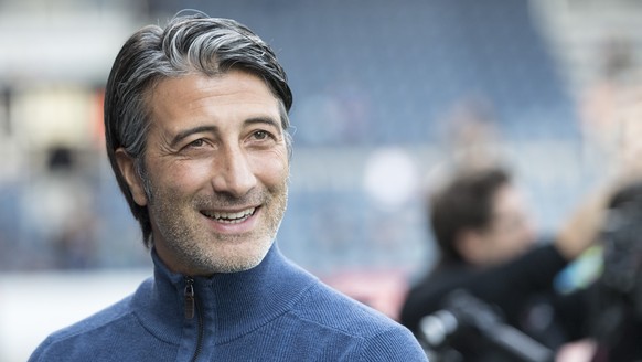 Der Trainer des FC Sion, Murat Yakin beim Super League Meisterschaftsspiel zwischen dem FC Luzern und dem FC Sion vom Sonntag 30. September 2018 in Luzern. (KEYSTONE/Urs Flueeler)