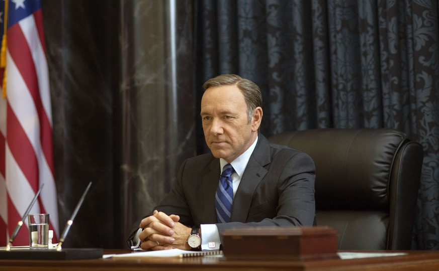 Kevin Spacey als US-Präsident Francis Underwood.