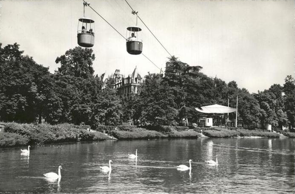 Die Saffa-Seilbahn führte vom Bürkliplatz ...