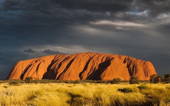 Ayers Rock bei Sonnenuntergang