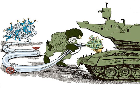 31 Karikaturen und Tweets zum Ukraine-Krieg, die Putin-Versteher nicht kapieren\nSpezialoperation Energie.