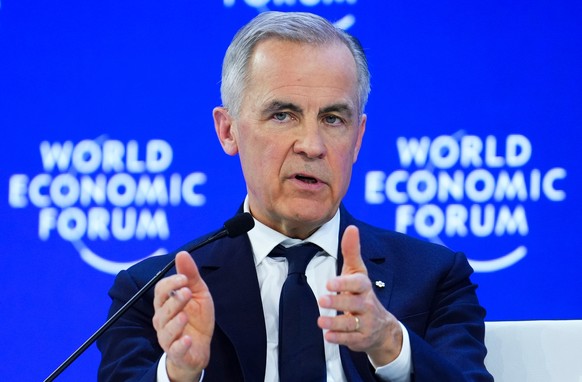 FILE - Canada Prime Minister Mark Carney delivers a speech at the World Economic Forum in Davos, Switzerland on Tuesday, Jan. 20, 2026. (Sean Kilpatrick/The Canadian Press via AP, File)
Saying No to T ...