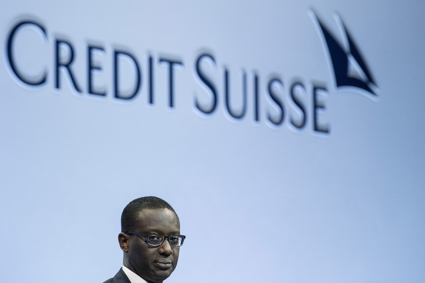 CS-Chef Tidjane Thiam an der GV vom 29. April 2016.