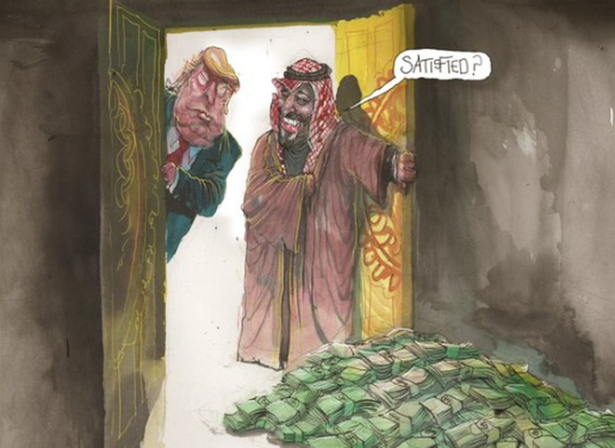 So böse und treffend analysieren Cartoonisten die Ermordung Khashoggis