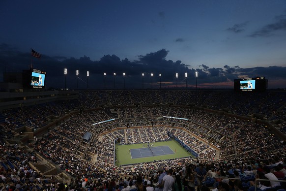 Für den Sieger regnet es hier Geld vom Himmel: Das&nbsp;Arthur Ashe Stadion bei den US Open.&nbsp;