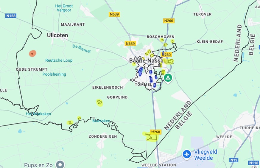 Baarle-Nassau Baarle-Hertog kürzeste Grenzen der Welt Niederlande Belgien
