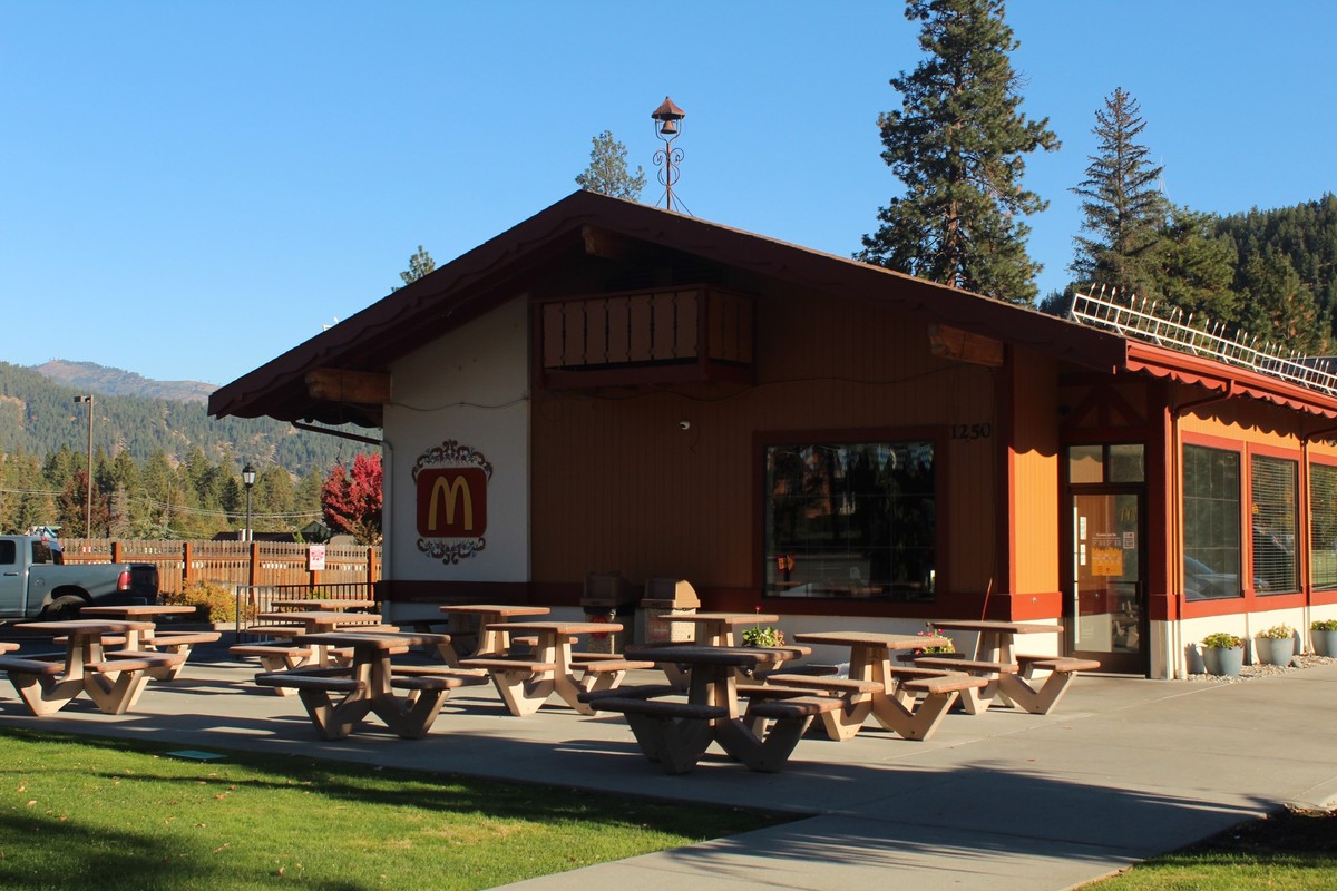 Un McDonald's à la sauce bavaroise? A Leavenworth, même les géants américains ont dû s'adapter au thème