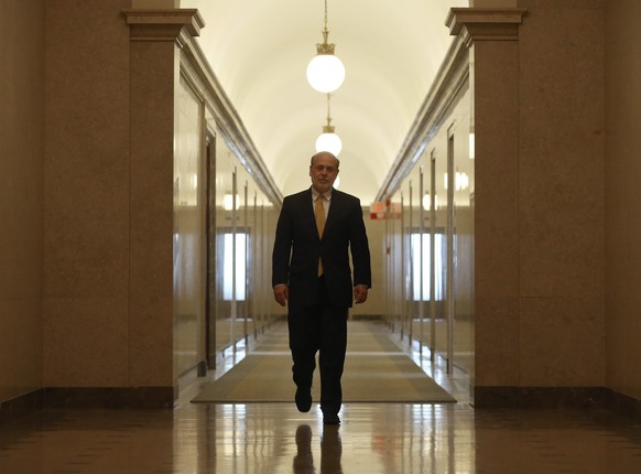 Ben Bernanke verlässt zum letzten Mal sein Büro im Fed.<br data-editable="remove">
