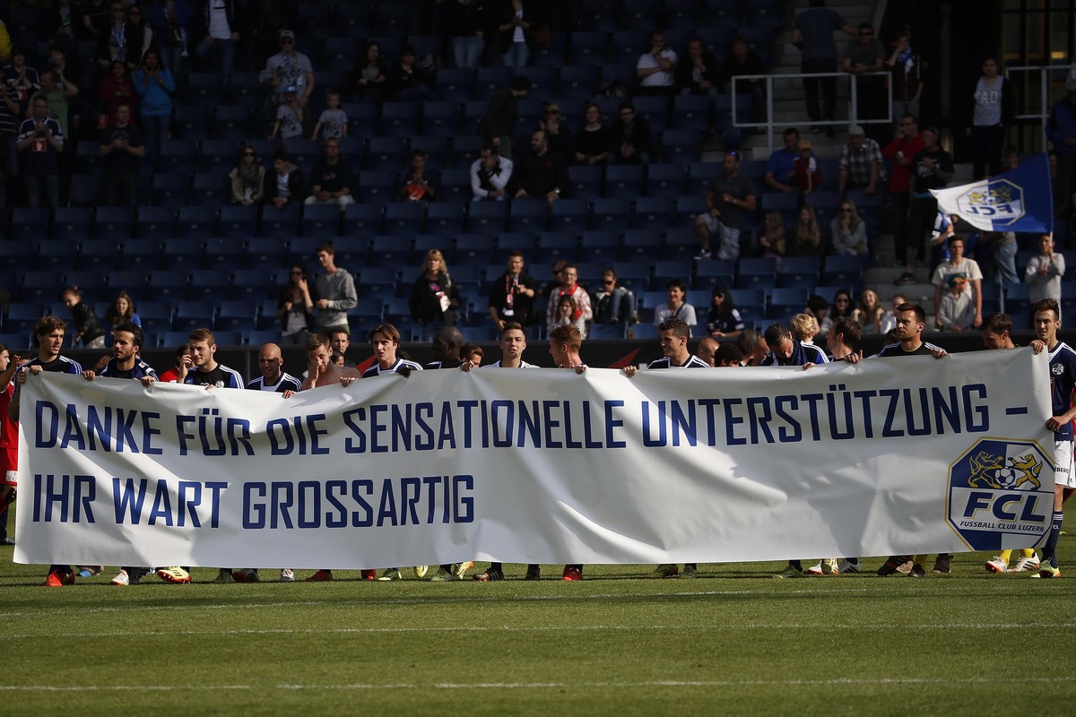 Die Spieler bedanken sich für den grossen Support ihrer Fans.