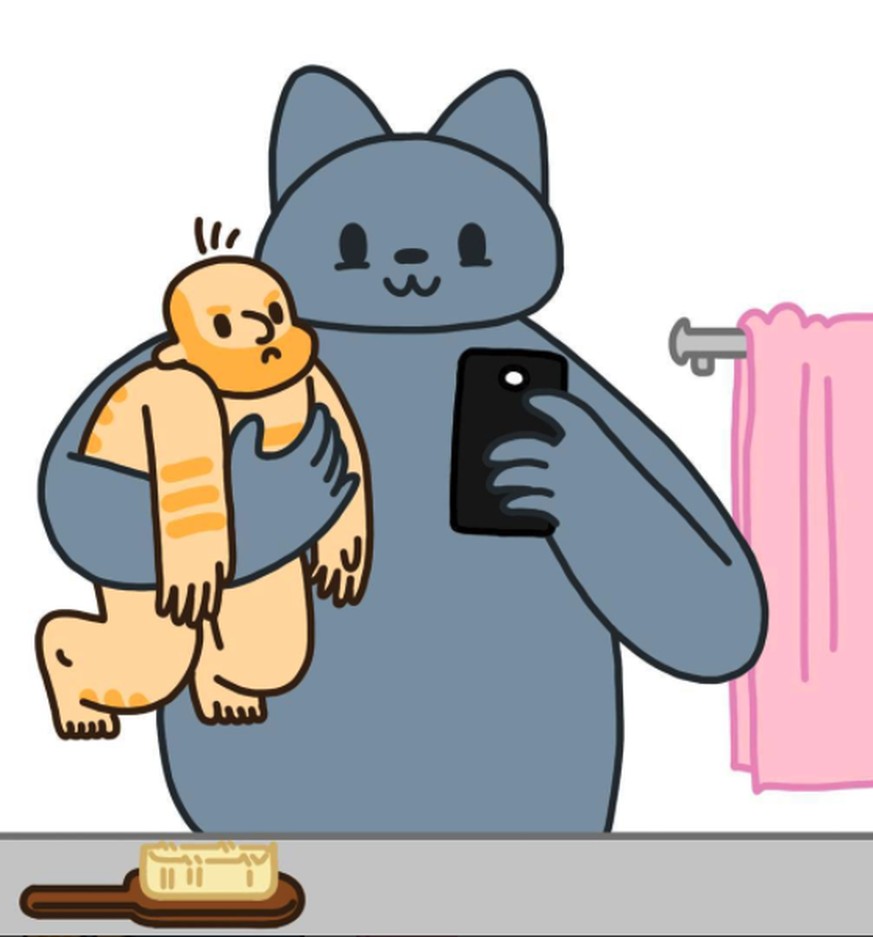 Wenn Katze und Mensch die Rollen tauschen würden – 10 urkomische Comics