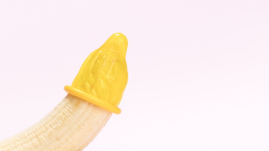 RECORD DATE NOT STATED yellow unwrapped condom banana