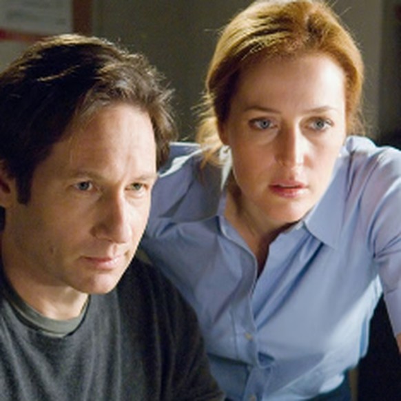 David Duchovny alias Fox Mulder und Gillian Anderson in der Rolle der Dana Scully in der US-Serie «The X Files».