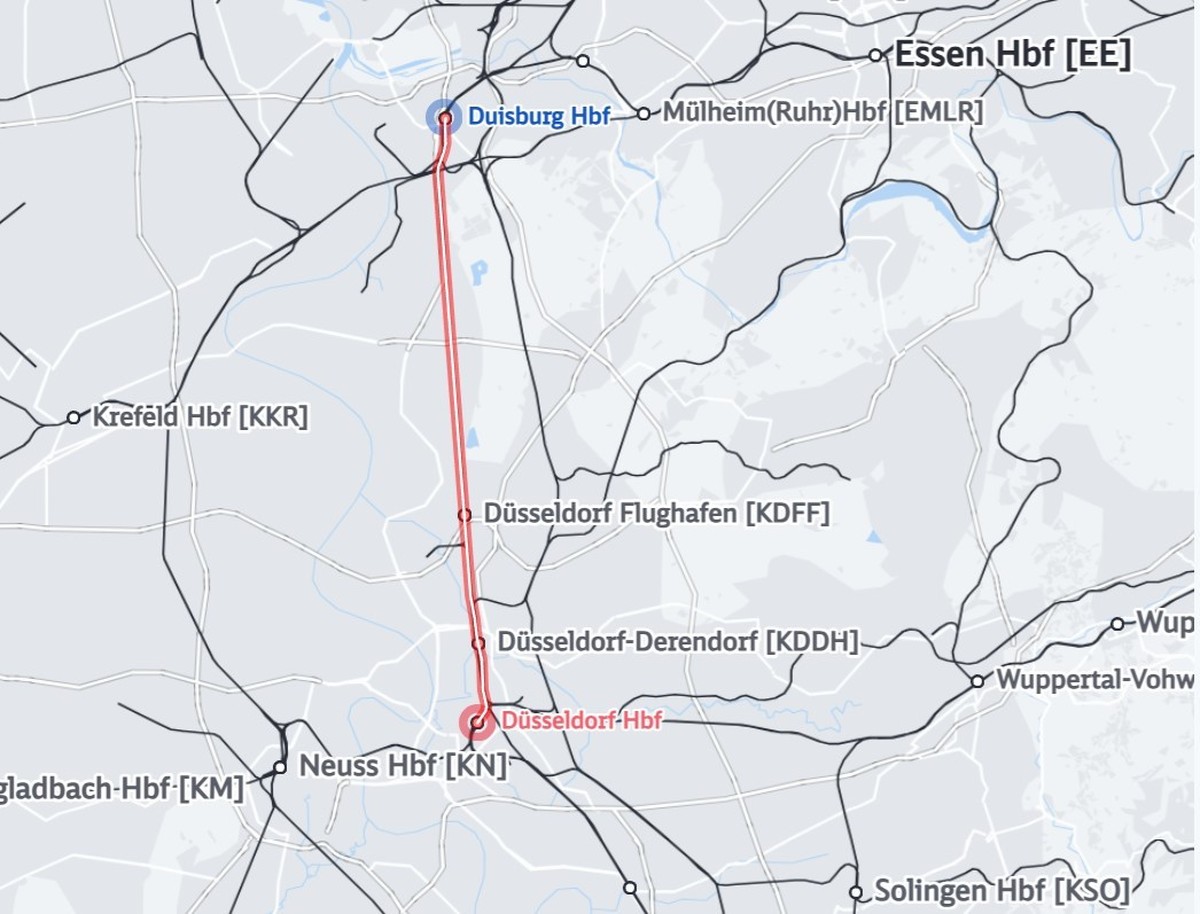 Brand in einem Tunnel der Deutschen Bahn, 31.07.2025