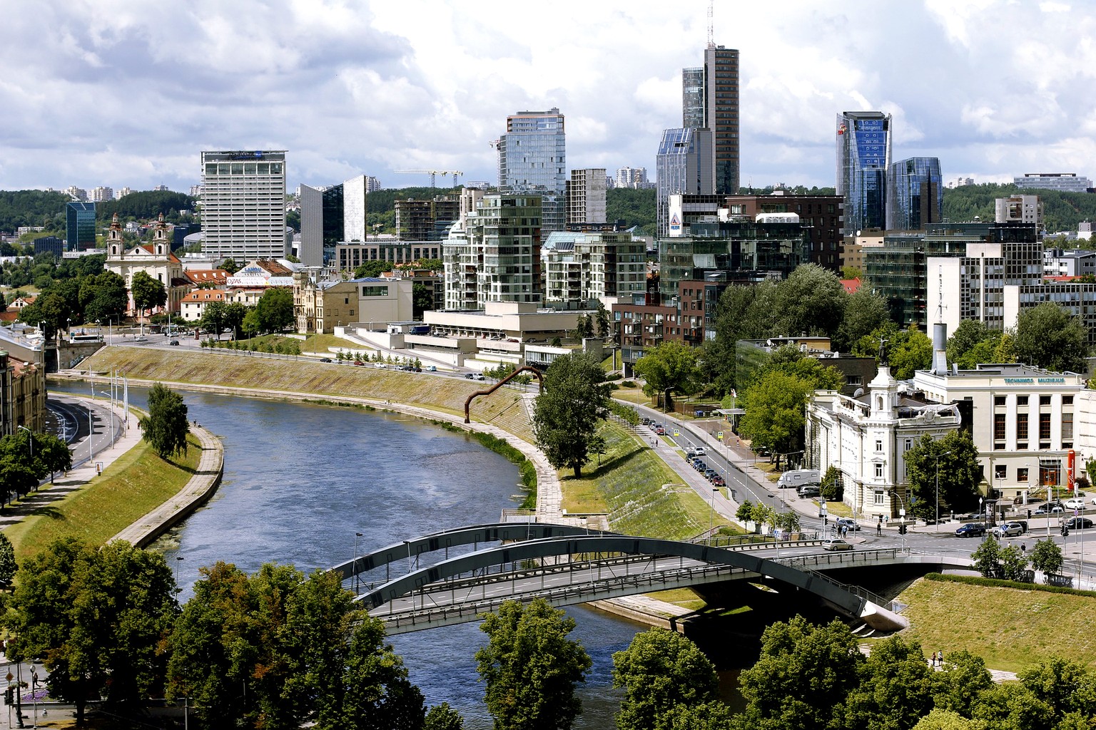 Vilnius – die Hauptstadt von Litauen.