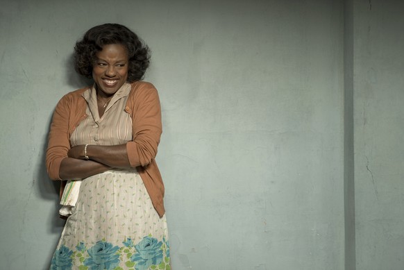 This image released by Paramount Pictures shows Viola Davis in a scene from &quot;Fences.&quot; Davis was nominated for an Oscar for best supporting actress on Tuesday, Jan. 24, 2017, for her work in  ...