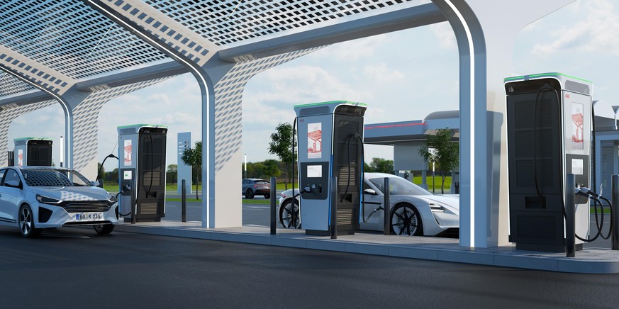 Terra 360, Ladestation für Elektroautos, von ABB.