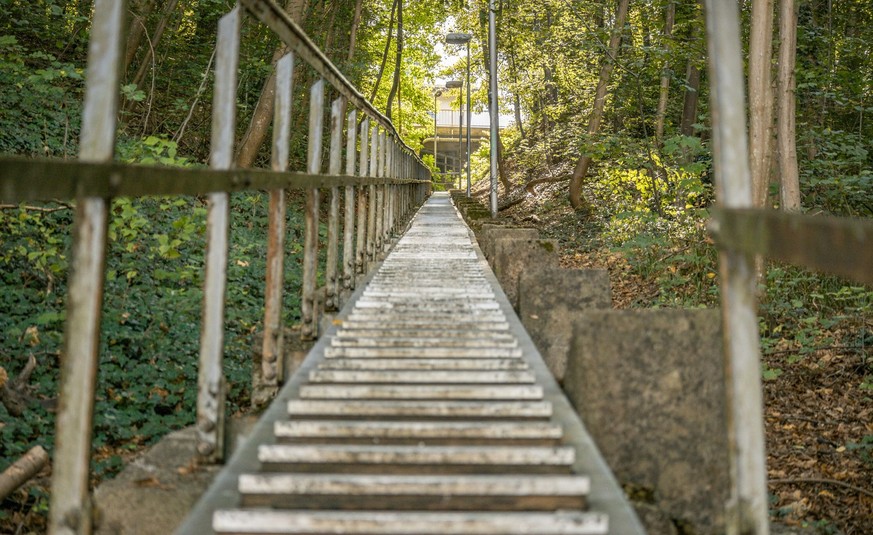 Rauszeit Treppen Schaffhausen Avora Treppe Burg Hohenklingen Wandern Schweiz Treppenwandern