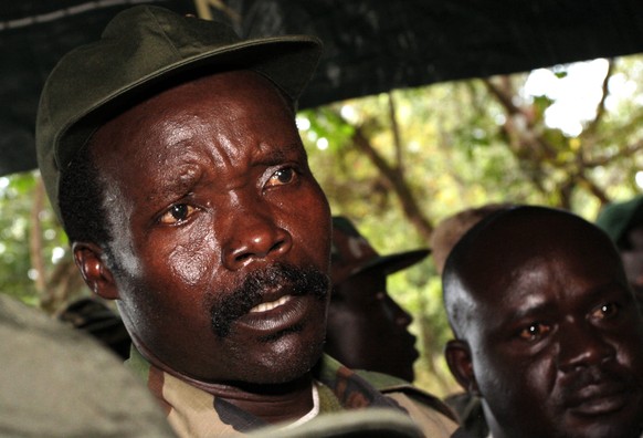 Joseph Kony, der Führer der LRA, ist einer der meist gesuchten Verbrecher der Welt.