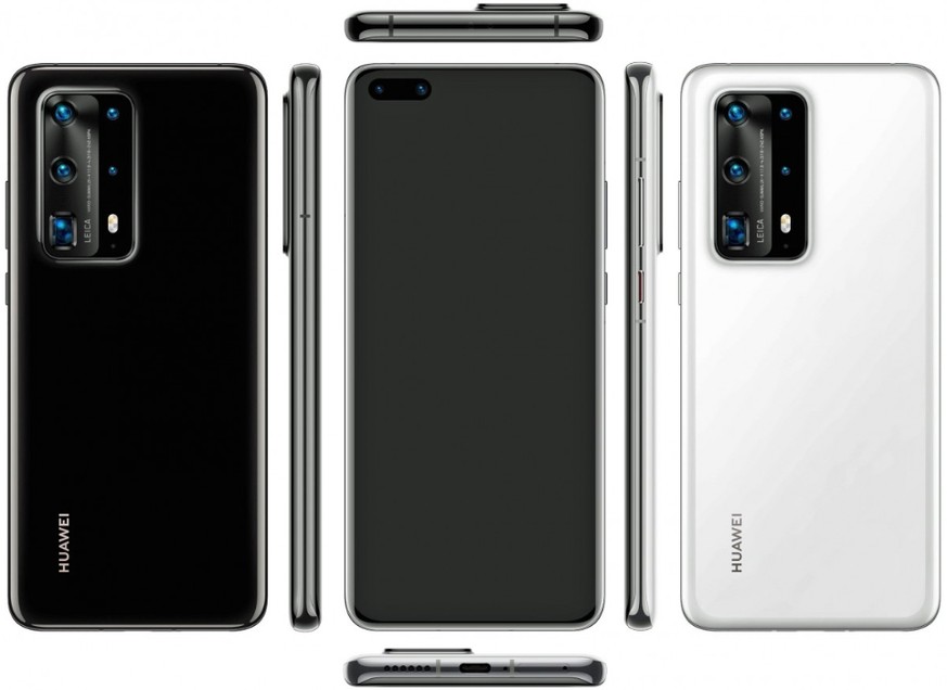 So soll das Huawei P40 Pro gemäss Leaks aussehen.